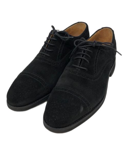 berwick（バーウィック）berwick (バーウィック) パンチングキャップ内羽根スエードシューズ ブラック サイズ:SIZE 5 1/2の古着・服飾アイテム