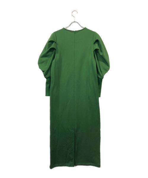 ESTNATION（エストネーション）ESTNATION (エストネーション) ジャージーワンピース グリーン サイズ:SIZE Freeの古着・服飾アイテム