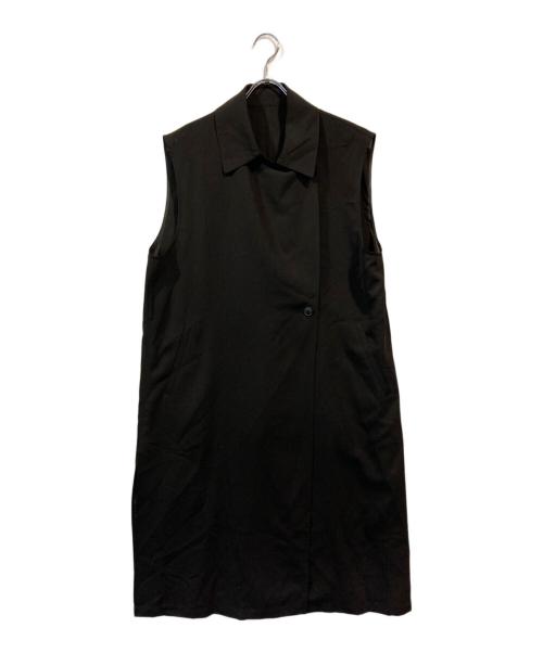 23区（ニジュウサンク）23区 (ニジュウサンク) 【洗える】ドレープジレ ブラック サイズ:38の古着・服飾アイテム