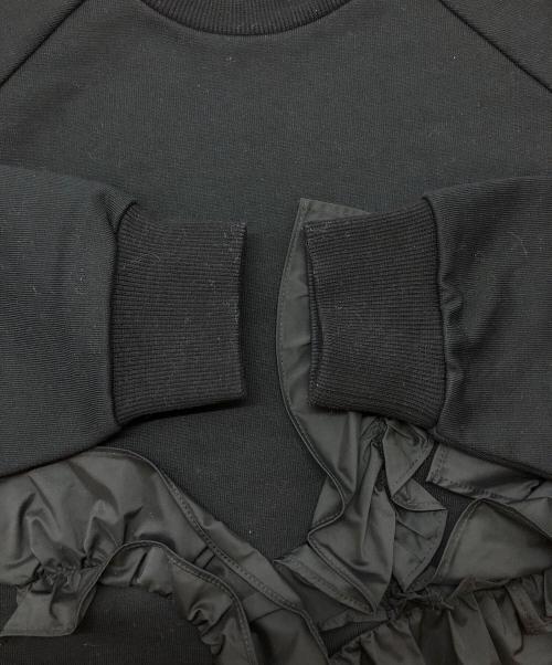 ENFOLD（エンフォルド）ENFOLD (エンフォルド) ハードコンパクト裏毛 デコラプルオーバー ネイビー サイズ:38の古着・服飾アイテム