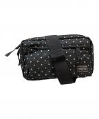 HEAD PORTER×BLACK BEAUTYヘッドポーター×ブラックビューティー）の古着「ホシ柄ボディバッグ」｜ブラック