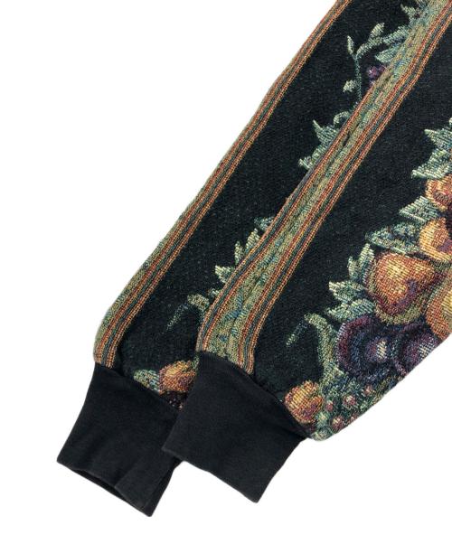 SUGAR STREET（ストリートシュガー）SUGAR STREET (ストリートシュガー) ゴブラン織ニット イエロー×ブラック サイズ:-の古着・服飾アイテム