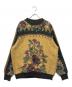 SUGAR STREET（ストリートシュガー）の古着「ゴブラン織ニット」｜イエロー×ブラック