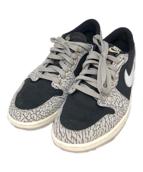 NIKE（ナイキ）NIKE (ナイキ) AIR JORDAN 1 RETRO LOW OG グレー サイズ:27.5cmの古着・服飾アイテム