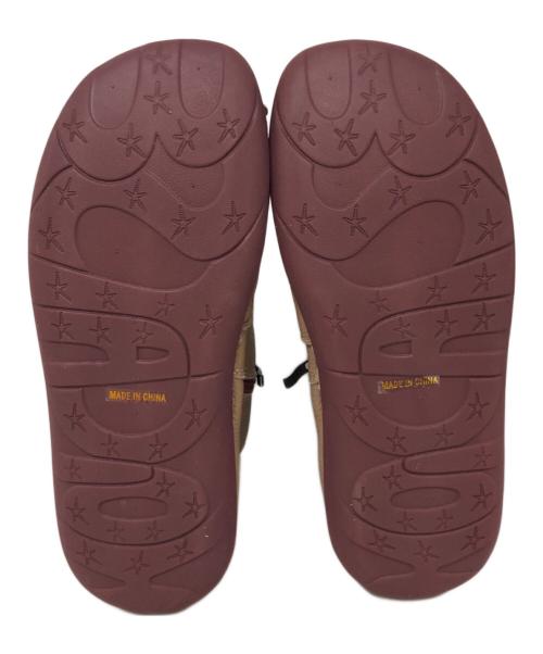 estacion（エスタシオ）estacion (エスタシオ) カラフルフラワー本革ショートブーツ ベージュ サイズ:Lの古着・服飾アイテム