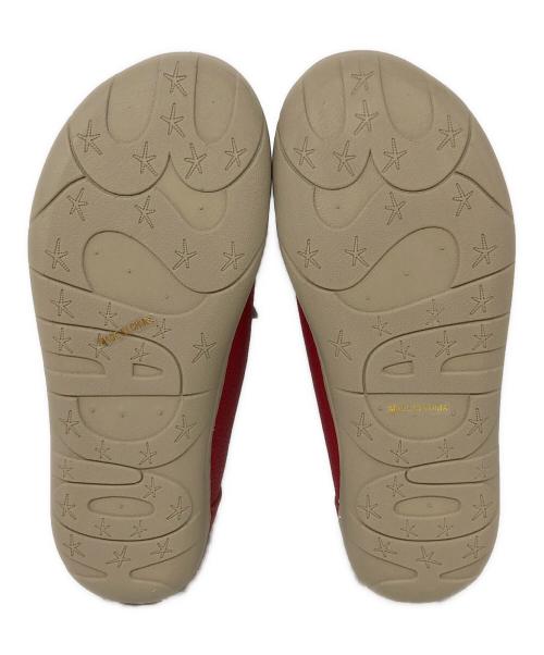 estacion（エスタシオ）estacion (エスタシオ) ワンちゃんモチーフ本革カジュアルシューズ レッド サイズ:Lの古着・服飾アイテム