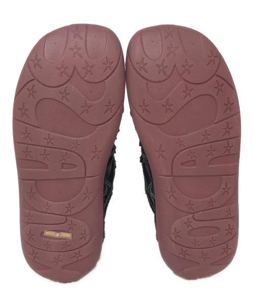 estacion（エスタシオ）estacion (エスタシオ) フラワーモチーフ本革レザーブーツ ブラック サイズ:Lの古着・服飾アイテム