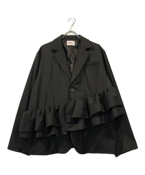 Bibiy.（ビビィ）Bibiy. (ビビィ) AGATHA PEPURAMU JACKET ブラック サイズ:Fの古着・服飾アイテム
