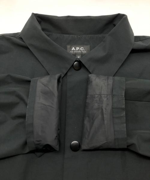 A.P.C.（アーペーセー）A.P.C. (アーペーセー) 刺繍コーチジャケット ブラック サイズ:Mの古着・服飾アイテム