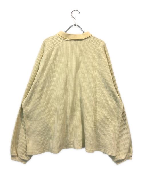 ANCELLM（アンセルム）ANCELLM (アンセルム) HENLEY RIB LS T-SHIRT ベージュ サイズ:SIZE 2の古着・服飾アイテム