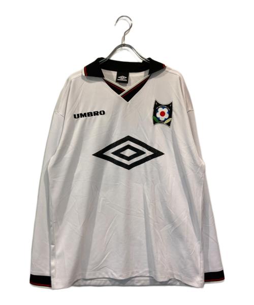 UMBRO（アンブロ）UMBRO (アンブロ) NICK GEAR (ニックギア) LHP (エルエイチピー) ゲームシャツ ホワイト サイズ:Lの古着・服飾アイテム