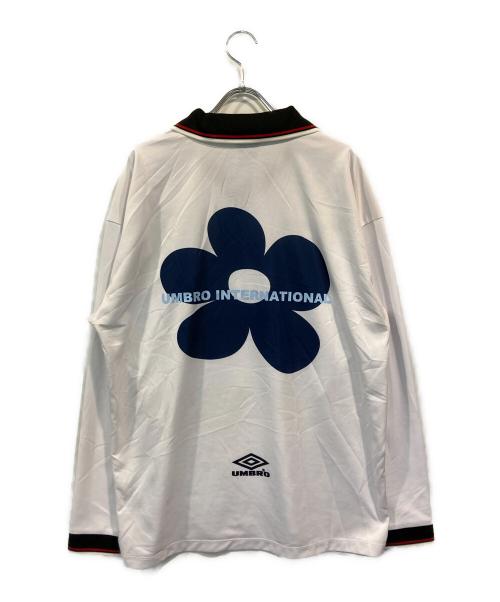 UMBRO（アンブロ）UMBRO (アンブロ) NICK GEAR (ニックギア) LHP (エルエイチピー) ゲームシャツ ホワイト サイズ:Lの古着・服飾アイテム