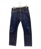 STUDIO D'ARTISANステュディオダルチザン）の古着「G-3レギュラーストレートデニムパンツ」｜インディゴ