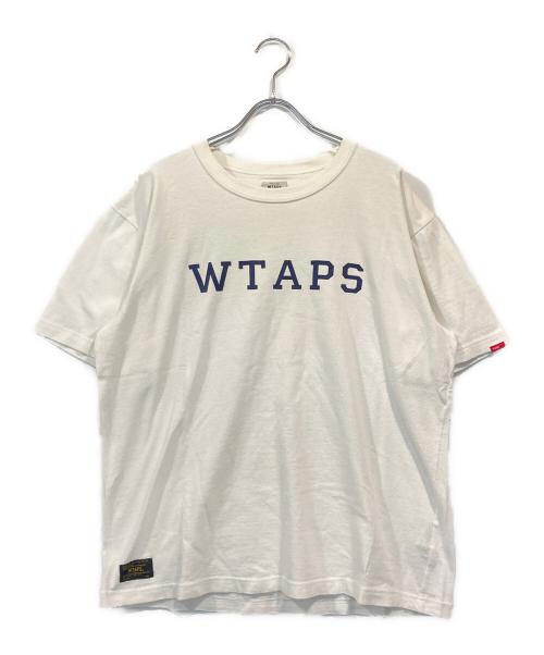 WTAPS（ダブルタップス）WTAPS (ダブルタップス) ロゴプリントTシャツ ホワイト サイズ:Mの古着・服飾アイテム