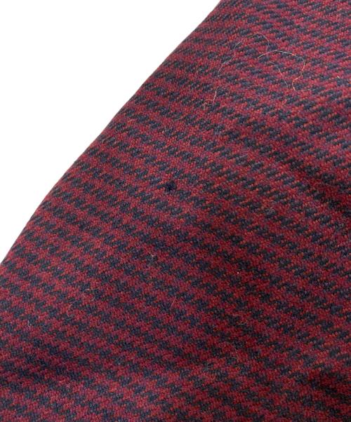 PAUL SMITH（ポールスミス）Paul Smith (ポールスミス) 18AWダブルハウンドトゥースコート パープル サイズ:SIZE XLの古着・服飾アイテム