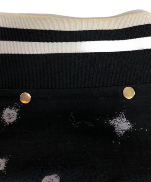 PAUL SMITH（ポールスミス）Paul Smith (ポールスミス) ルナハワイアンジップブルゾン ブラック×ネイビー サイズ:Lの古着・服飾アイテム