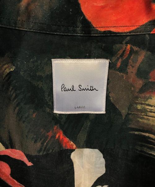 PAUL SMITH（ポールスミス）Paul Smith (ポールスミス) クラシカルスティルライフプリントシャツ グリーン サイズ:Lの古着・服飾アイテム