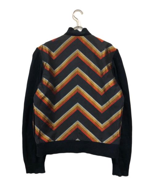 PAUL SMITH（ポールスミス）Paul Smith (ポールスミス) 刺繍ジップブルゾン ネイビー サイズ:Lの古着・服飾アイテム