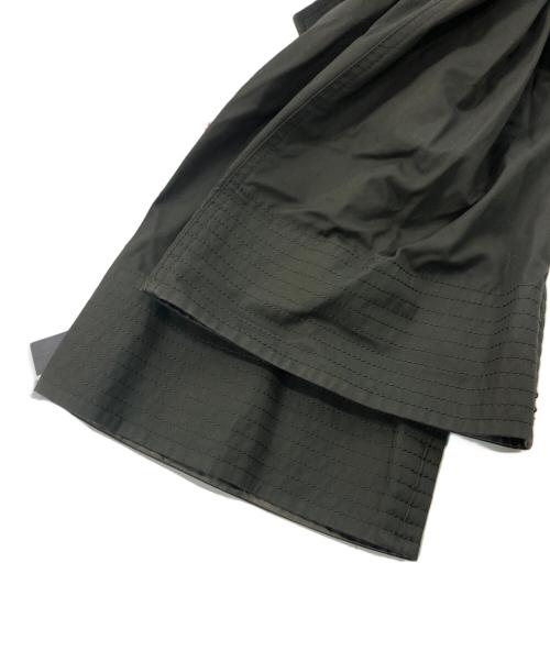 sacai（サカイ）sacai (サカイ) トレンチハイブリットニット グレー×オリーブ サイズ:SIZE 2の古着・服飾アイテム