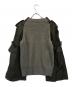 sacai (サカイ) トレンチハイブリットニット グレー×オリーブ サイズ:SIZE 2：10000円