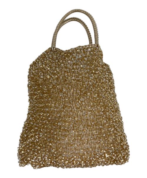 ANTEPRIMA（アンテプリマ）ANTEPRIMA (アンテプリマ) フラワーパッチワイヤーバッグ ゴールドの古着・服飾アイテム