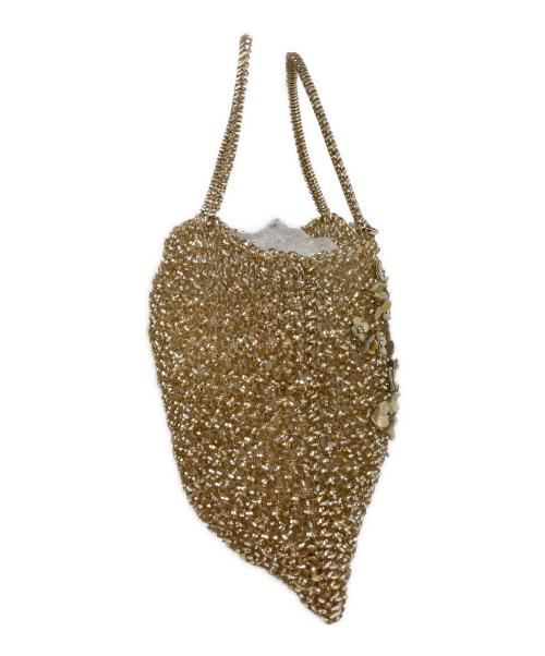 ANTEPRIMA（アンテプリマ）ANTEPRIMA (アンテプリマ) フラワーパッチワイヤーバッグ ゴールドの古着・服飾アイテム