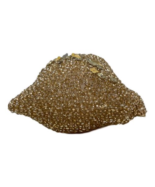 ANTEPRIMA（アンテプリマ）ANTEPRIMA (アンテプリマ) フラワーパッチワイヤーバッグ ゴールドの古着・服飾アイテム