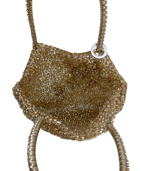 ANTEPRIMA（アンテプリマ）ANTEPRIMA (アンテプリマ) フラワーパッチワイヤーバッグ ゴールドの古着・服飾アイテム