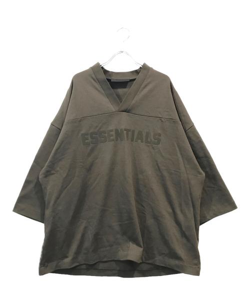 FOG ESSENTIALS（フィアオブゴッド エッセンシャル）FOG ESSENTIALS (フィアオブゴッド エッセンシャル) FOOTBALL TEE グリーン サイズ:Sの古着・服飾アイテム