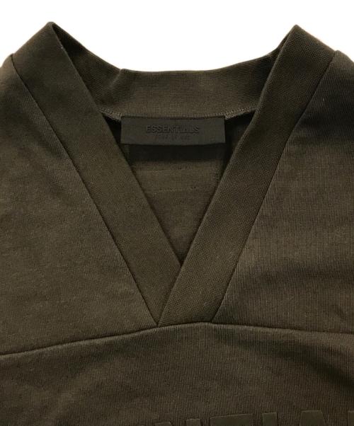 FOG ESSENTIALS（フィアオブゴッド エッセンシャル）FOG ESSENTIALS (フィアオブゴッド エッセンシャル) FOOTBALL TEE グリーン サイズ:Sの古着・服飾アイテム