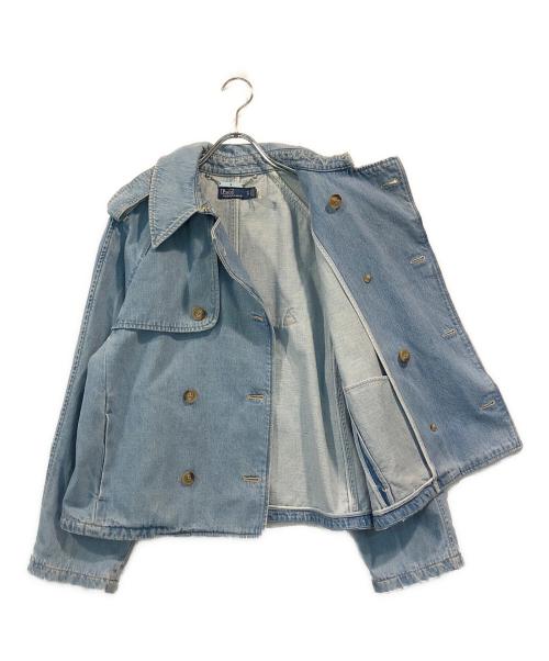 POLO RALPH LAUREN（ポロ・ラルフローレン）POLO RALPH LAUREN (ポロ・ラルフローレン) ボクシーフィットデニムジャケット インディゴ サイズ:XSの古着・服飾アイテム