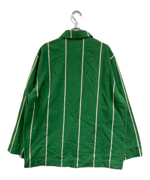 marimekko（マリメッコ）marimekko (マリメッコ) ストライプカバーオール グリーン サイズ:SIZE 38の古着・服飾アイテム
