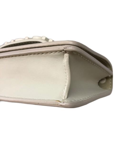 Christian Dior（クリスチャン ディオール）Christian Dior (クリスチャン ディオール) チェーンショルダーバッグ アイボリーの古着・服飾アイテム