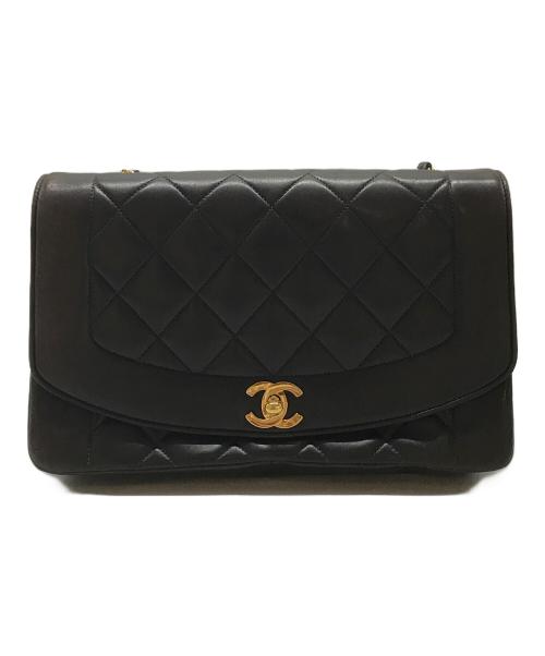 CHANEL（シャネル）CHANEL (シャネル) ダイアナマトラッセショルダーバッグ ブラックの古着・服飾アイテム