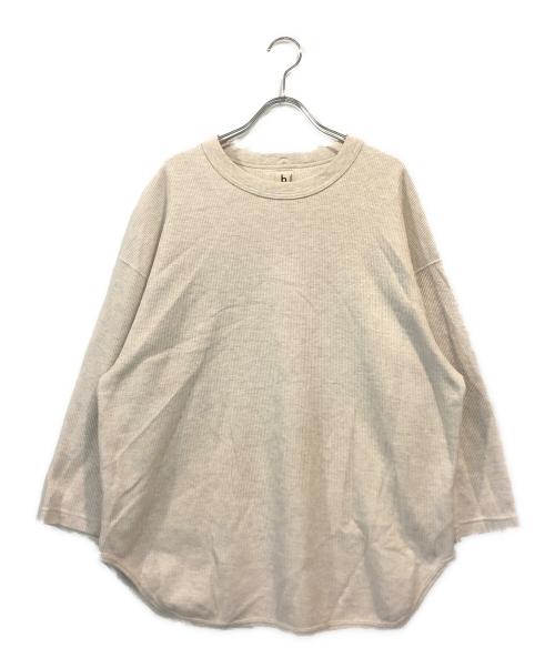 BLURHMS（ブラームス）blurhms (ブラームス) Rough&Smooth Thermal Baseball Tee アイボリー サイズ:SIZE 1の古着・服飾アイテム