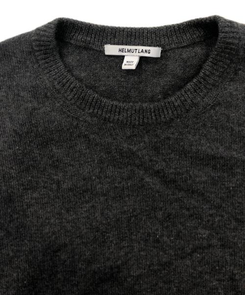 HELMUT LANG（ヘルムートラング）HELMUT LANG (ヘルムートラング) カシミヤニット グレー サイズ:SIZE 44の古着・服飾アイテム