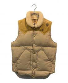 RockyMountainFeatherBed×htc（ロッキーマウンテンフェザーベッド×エイチティーシー）の古着「スタッズChristy VEST」｜ベージュ