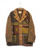 ficce YOSHIYUKI KONISHIフィッチェ ヨシユキ コニシ）の古着「アーカイブニットジャケット」｜ブラウン