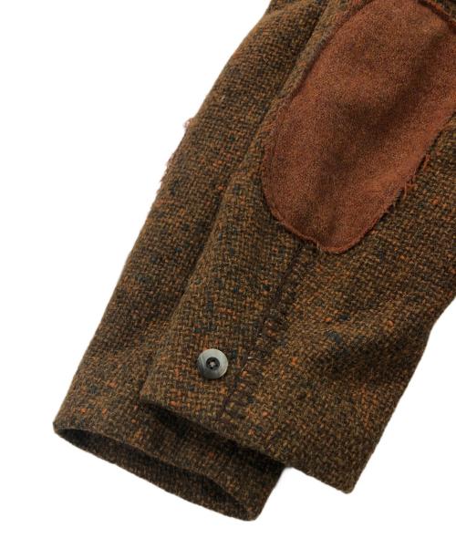 ficce YOSHIYUKI KONISHI（フィッチェ ヨシユキ コニシ）ficce YOSHIYUKI KONISHI (フィッチェ ヨシユキ コニシ) アーカイブニットジャケット ブラウン サイズ:-の古着・服飾アイテム