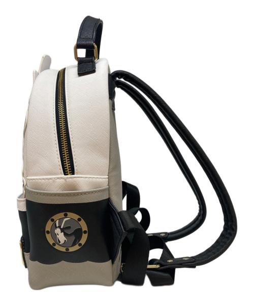 DISNEY（ディズニー）DISNEY (ディズニー) Lounge Fly (ラウンジフライ) ミッキーアンドミニーバックパック ブラック×ホワイトの古着・服飾アイテム