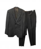 Paul Smith COLLECTION×ERMENEGILDO ZEGNAポールスミス コレクション×エルメネジルド・ゼニア）の古着「2Bストライプセットアップスーツ」｜グレー×ネイビー