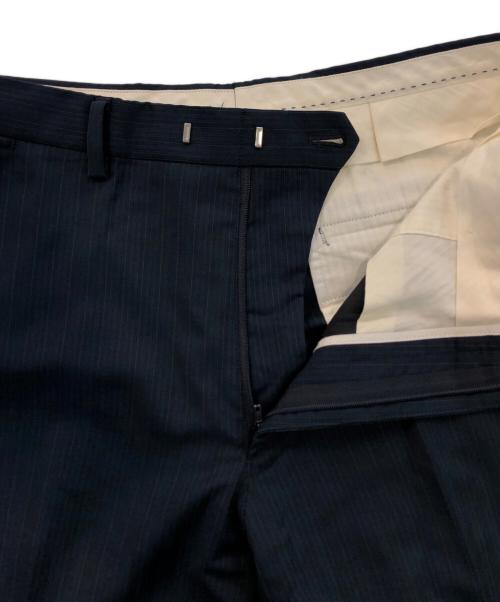 Paul Smith COLLECTION（ポールスミス コレクション）Paul Smith COLLECTION (ポールスミス コレクション) ESTRATO 2Bストライプセットアップスーツ ネイビー サイズ:Lの古着・服飾アイテム