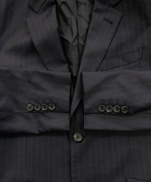 Paul Smith COLLECTION（ポールスミス コレクション）Paul Smith COLLECTION (ポールスミス コレクション) REDA (レダ) 2Bストライプセットアップスーツ ネイビー サイズ:Lの古着・服飾アイテム