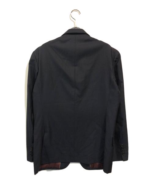 Paul Smith COLLECTION（ポールスミス コレクション）Paul Smith COLLECTION (ポールスミス コレクション) Ermenegildo Zegna (エルメネジルド・ゼニア) 2Bストライプセットアップスーツ ネイビー サイズ:Lの古着・服飾アイテム