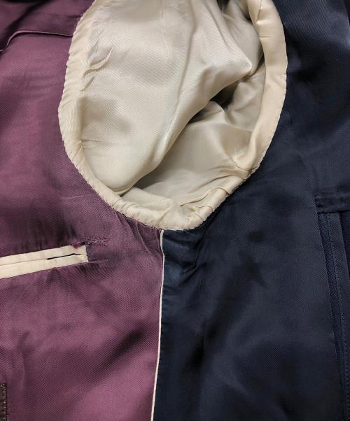 Paul Smith COLLECTION（ポールスミス コレクション）Paul Smith COLLECTION (ポールスミス コレクション) Ermenegildo Zegna (エルメネジルド・ゼニア) 2Bストライプセットアップスーツ ネイビー サイズ:Lの古着・服飾アイテム