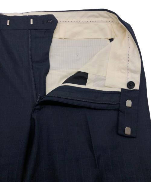 Paul Smith COLLECTION（ポールスミス コレクション）Paul Smith COLLECTION (ポールスミス コレクション) Ermenegildo Zegna (エルメネジルド・ゼニア) 2Bストライプセットアップスーツ ネイビー サイズ:Lの古着・服飾アイテム
