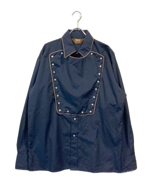 FENTON（フェントン）FENTON (フェントン) ウエスタンシャツ ネイビー サイズ:SIZE Lの古着・服飾アイテム