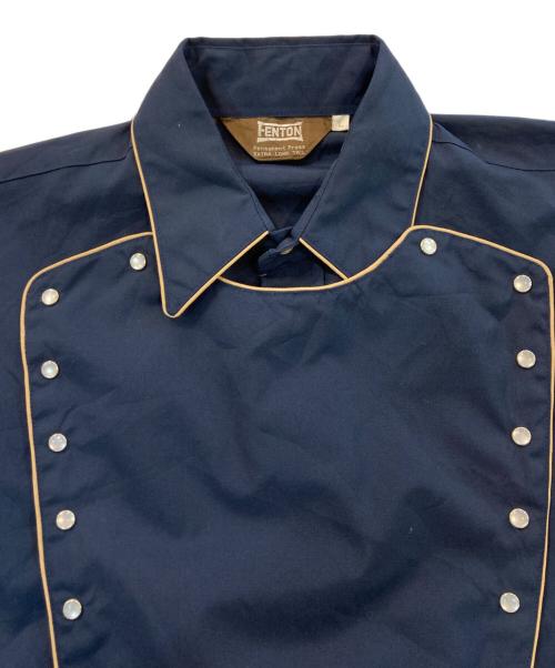 FENTON（フェントン）FENTON (フェントン) ウエスタンシャツ ネイビー サイズ:SIZE Lの古着・服飾アイテム