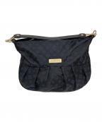 russetラシット）の古着「ナイロンモノグラムワンショルバッグ」｜ネイビー