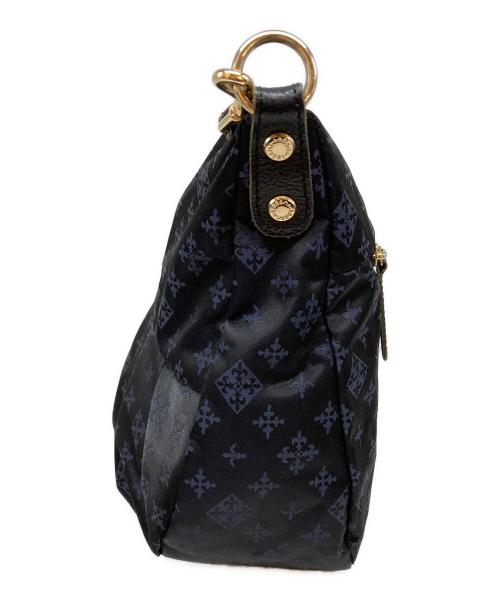 russet（ラシット）russet (ラシット) ナイロンモノグラムワンショルバッグ ネイビーの古着・服飾アイテム